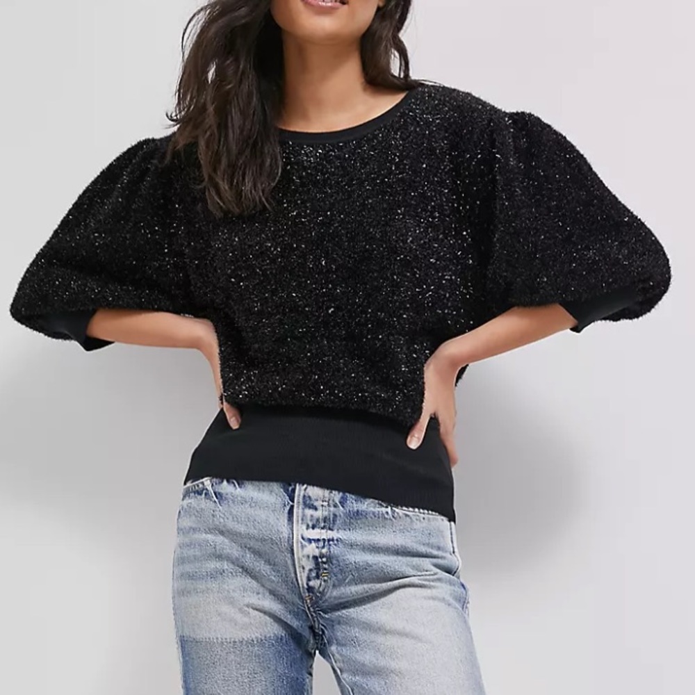 NWT Anthropologie Maeve Pamela Tinsel Shimmer
Sweater
